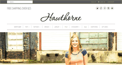 Desktop Screenshot of hawthornecollection.com