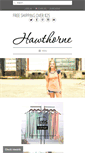 Mobile Screenshot of hawthornecollection.com